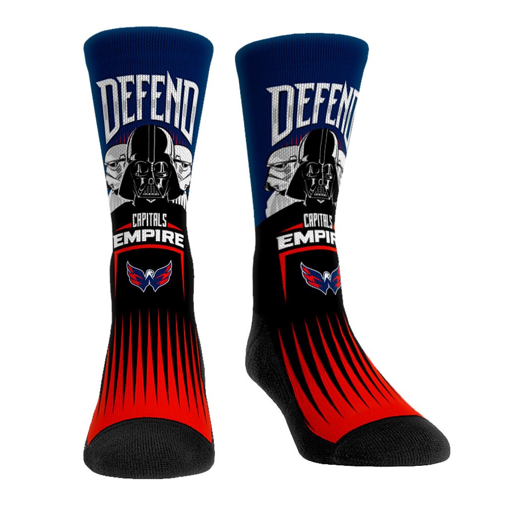 Darth Vader & Stormtrooper Washington Capitals Rock Em Socks Star Wars Three-Pack Crew Socks Set