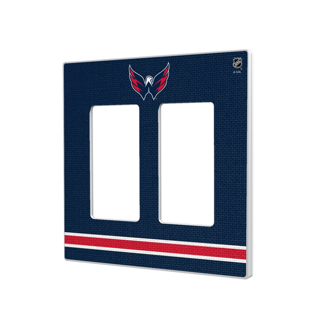 Washington Capitals Double Rocker Lightswitch Plate