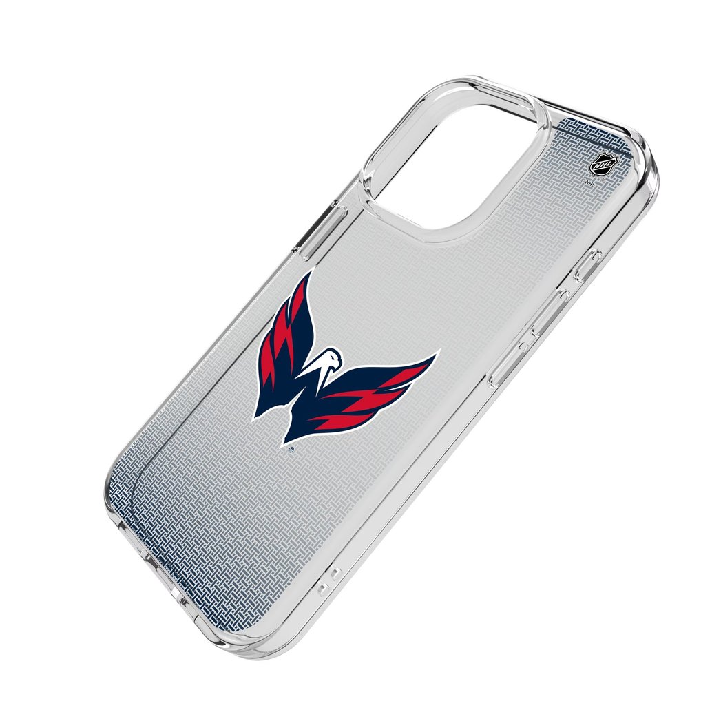 Washington Capitals Linen Logo iPhone Clear Case