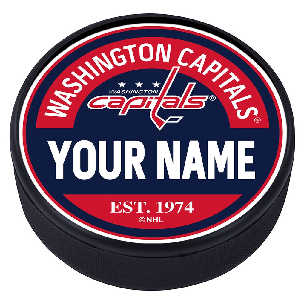 Washington Capitals Personalized Puck