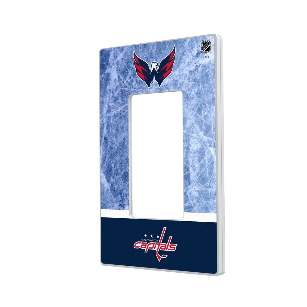 Washington Capitals Wordmark Single Rocker Lightswitch Plate