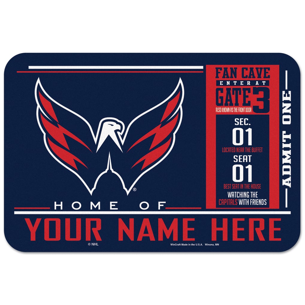 Washington Capitals WinCraft 20'' x 30'' Personalized Floor Mat