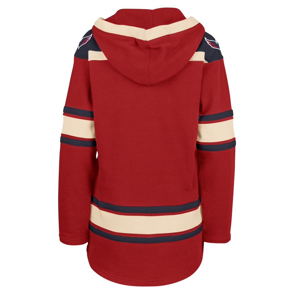  Washington Capitals '47 Women's Superior Lacer Pullover Hoodie - Red