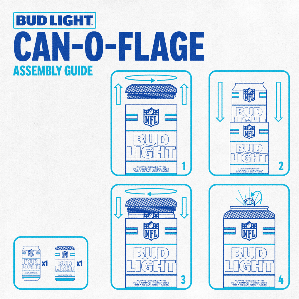Washington Commanders Bud Light Can-O-Flage