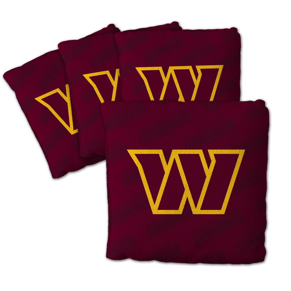 Washington Commanders IDNA Four-Piece Cornhole Bag Set