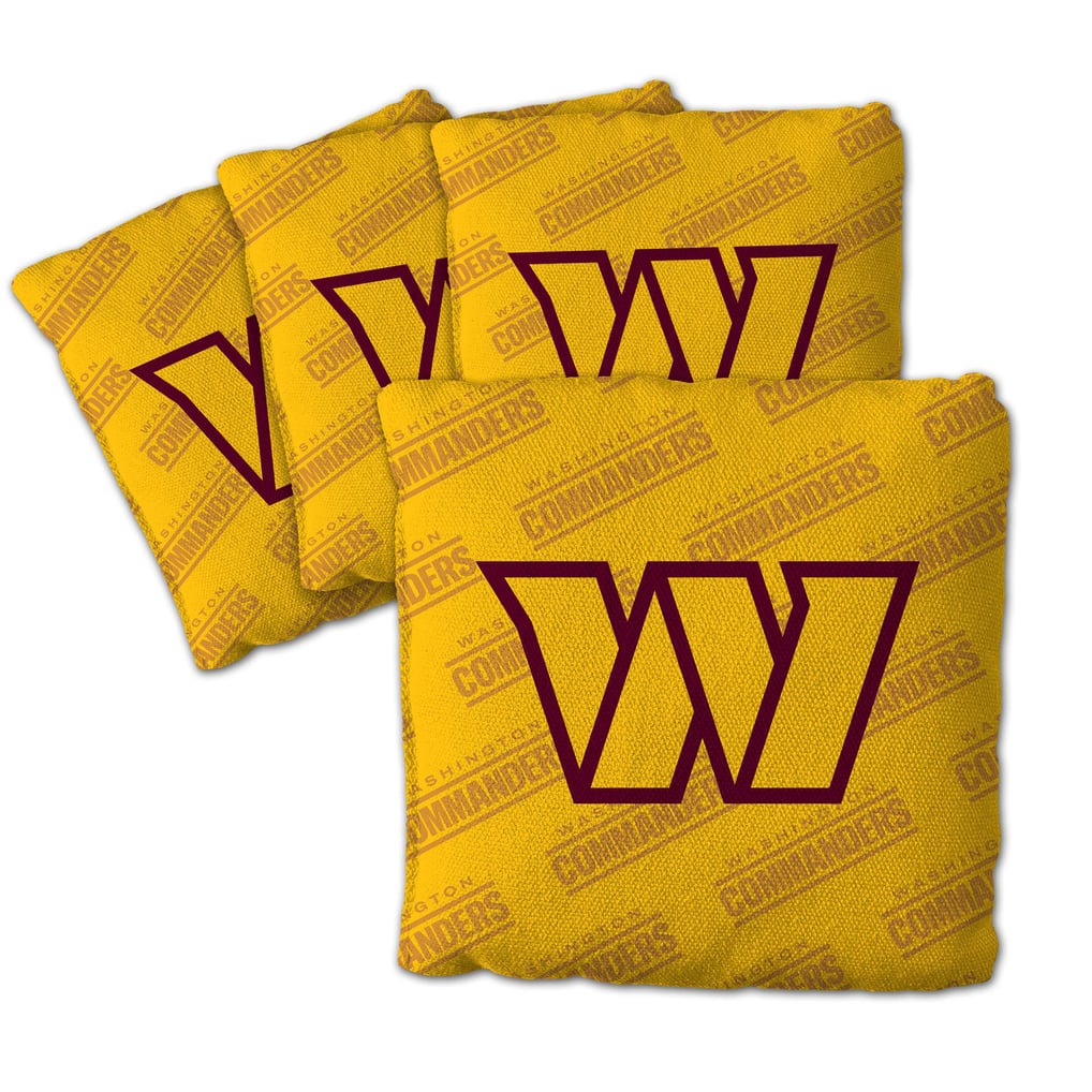Washington Commanders IDNA Four-Piece Cornhole Bag Set