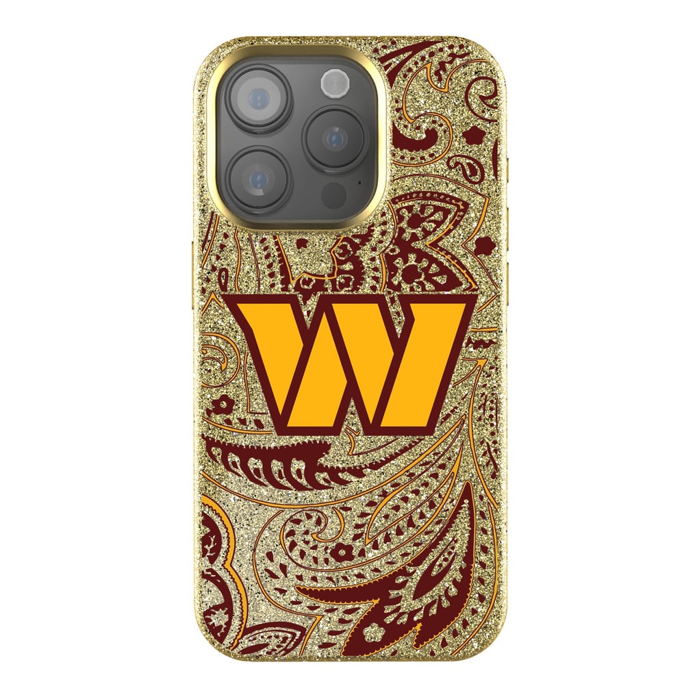 Washington Commanders Keyscaper Paisley Bling iPhone Case