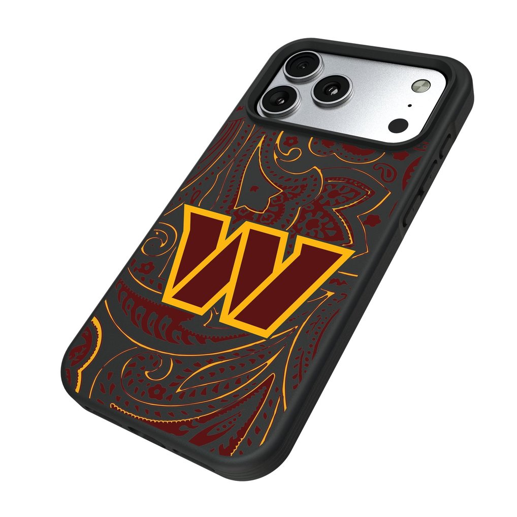 Washington Commanders Keyscaper Paisley Bump Case with 8.2ft Drop Protection