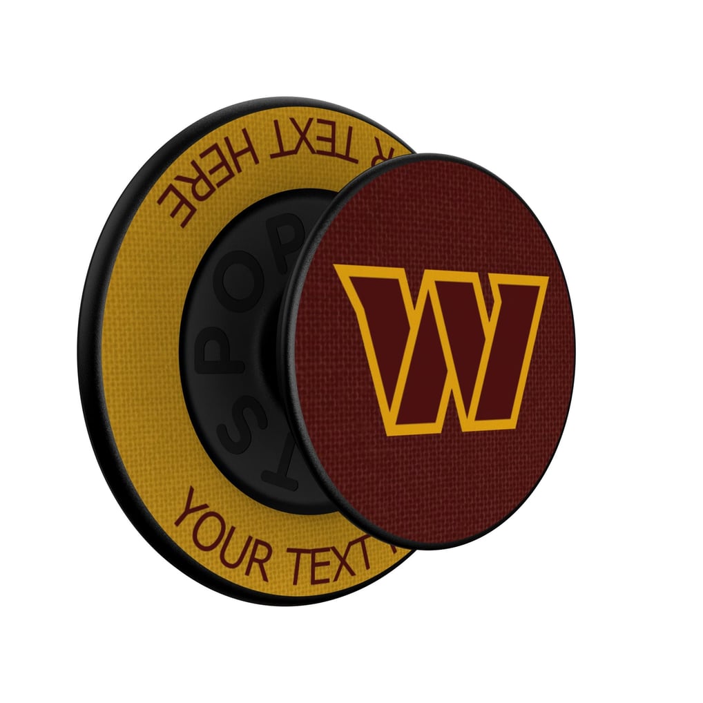 Washington Commanders Keyscaper Personalized Endzone Solid PopSockets Magnetic Phone Grip & Stand