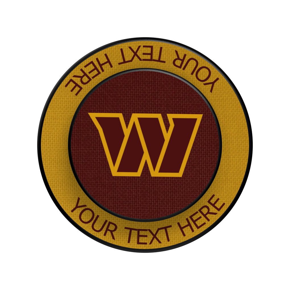 Washington Commanders Keyscaper Personalized Endzone Solid PopSockets Magnetic Phone Grip & Stand