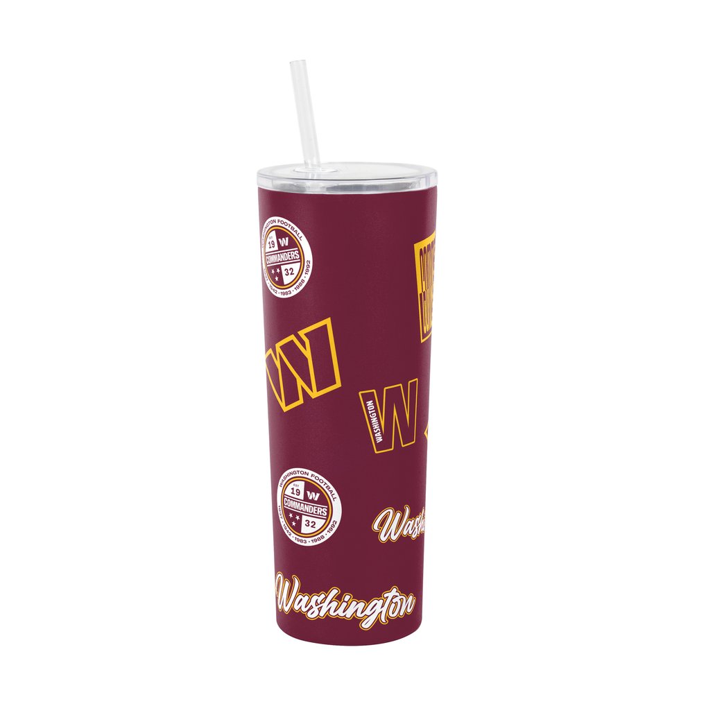 Washington Commanders Logo Brands 30oz Dreamweave Straw Tumbler