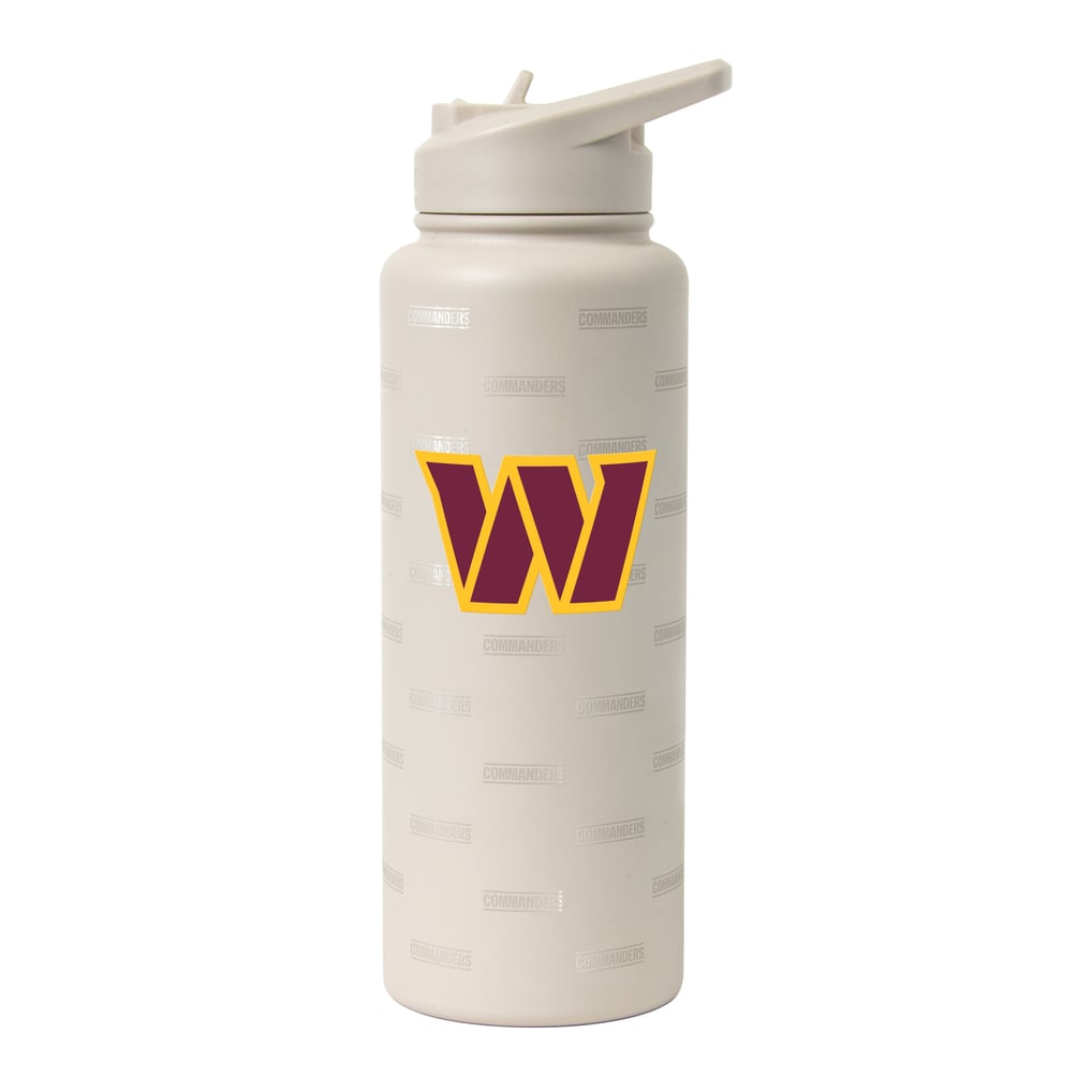 Washington Commanders Logo Brands 34oz. Sand Ghost Quencher Bottle