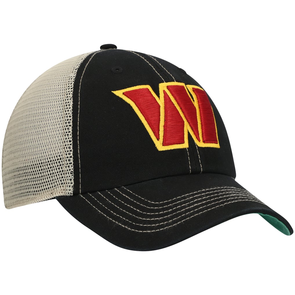 Washington Commanders '47 Trawler Clean Up Trucker Snapback Hat - Black/Natural