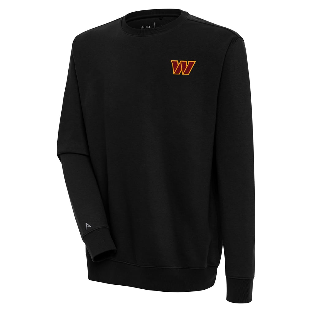  Washington Commanders Antigua Victory Pullover Sweatshirt - Black