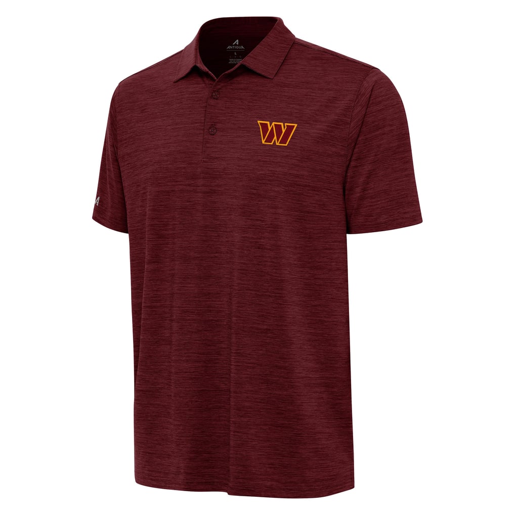 Washington Commanders Antigua Layout Polo - Heather Burgundy