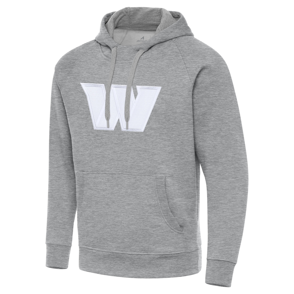 Washington Commanders Antigua Victory Pullover Hoodie - Heather Gray