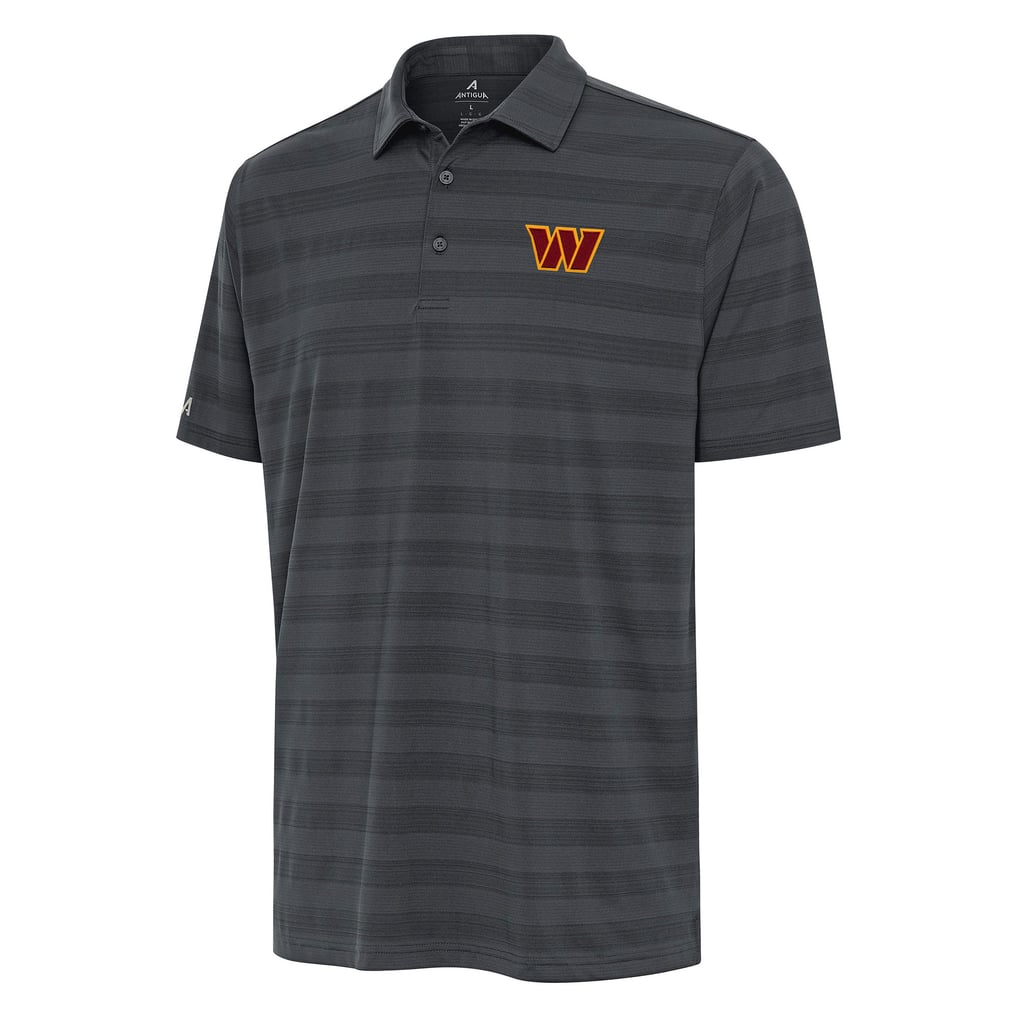 Washington Commanders Antigua  Tunnel Polo - Pewter