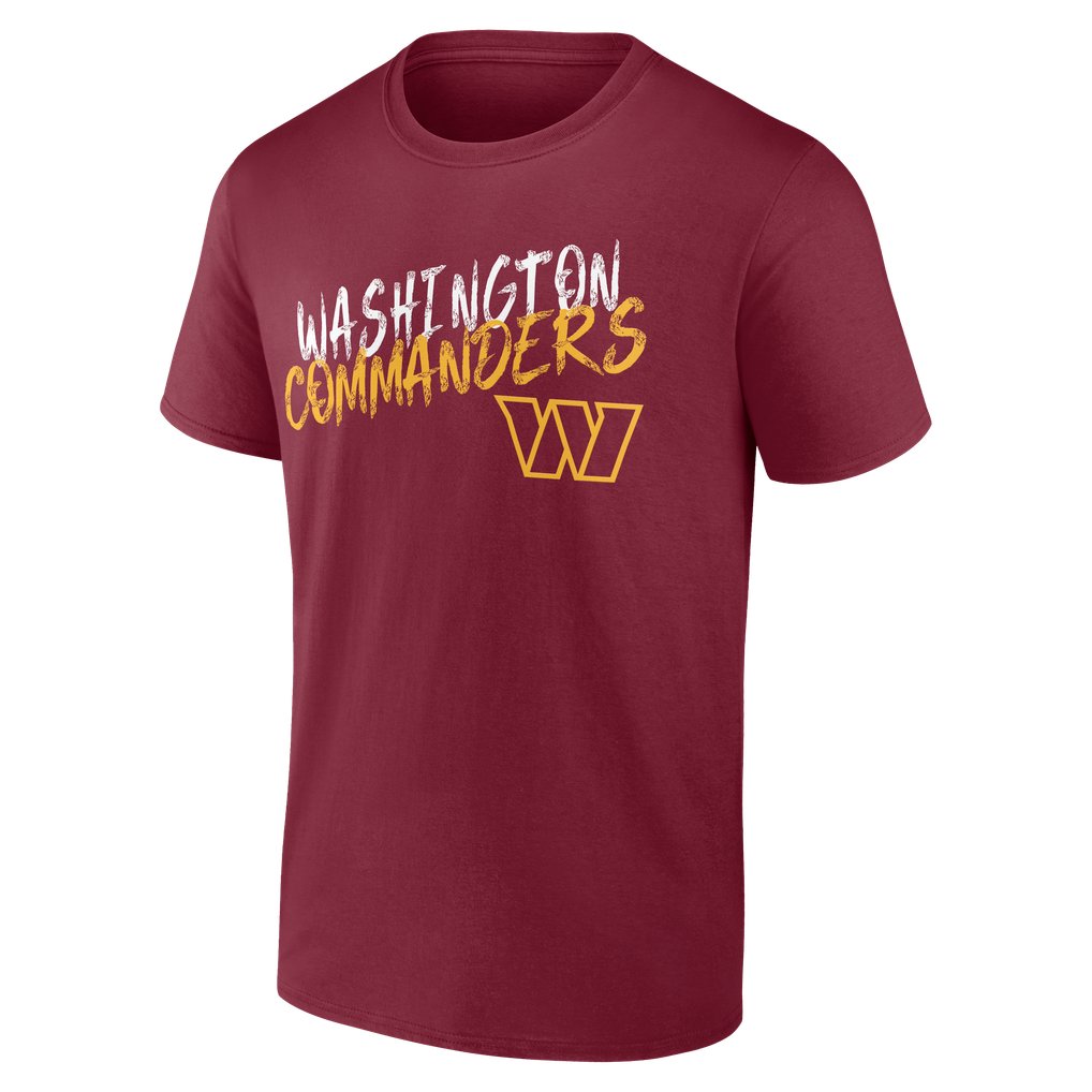 Washington Commanders Hustle Personalized Name & Number T-Shirt - Burgundy