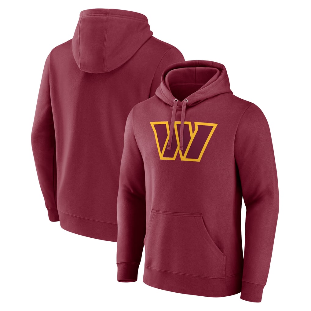 Washington Commanders Primary Team Logo Fitted Pullover Hoodie - Burgundy