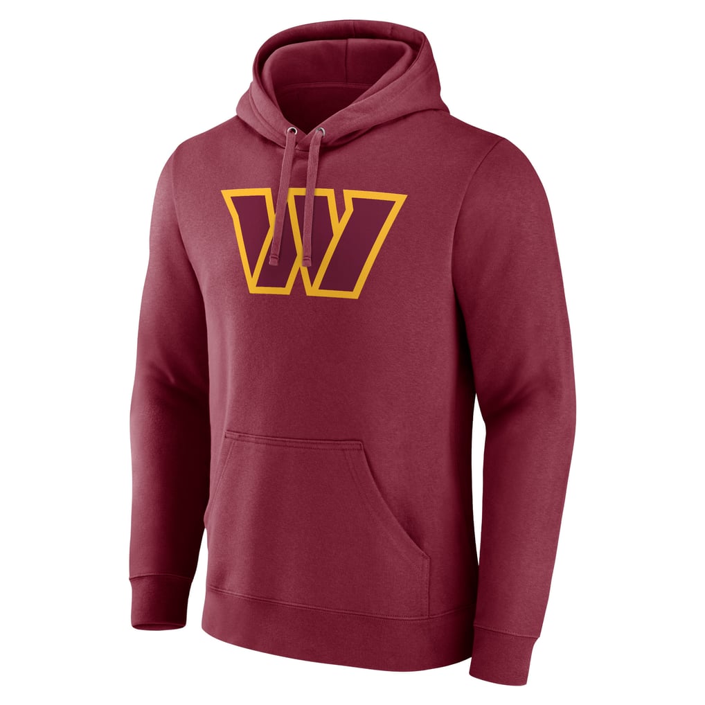 Washington Commanders Primary Team Logo Fitted Pullover Hoodie - Burgundy