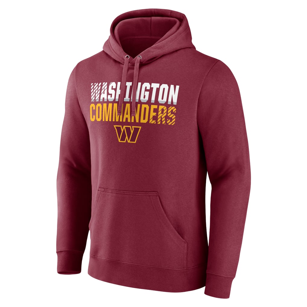 Washington Commanders Team Fade Out Fitted Pullover Hoodie - Burgundy