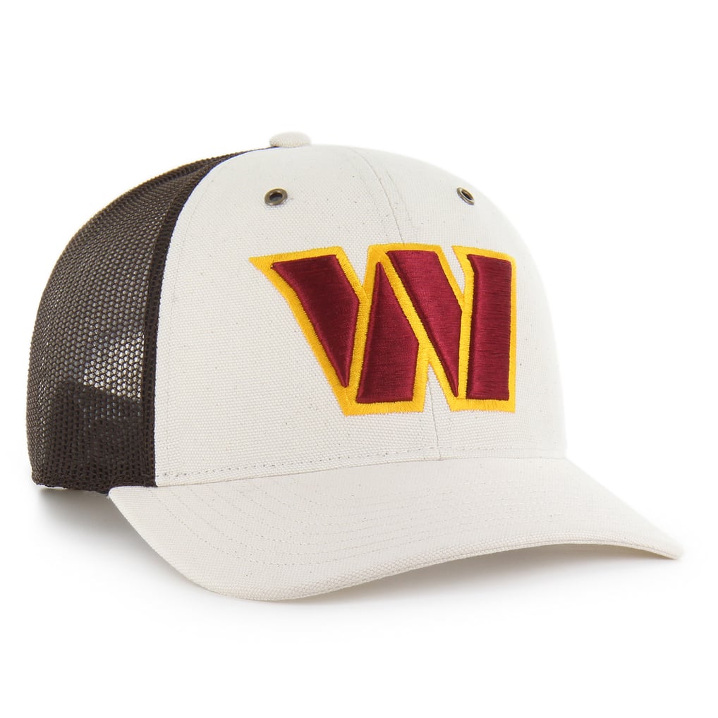 Washington Commanders Carhartt x '47 Undyed Trucker Adjustable Hat - Natural/Brown