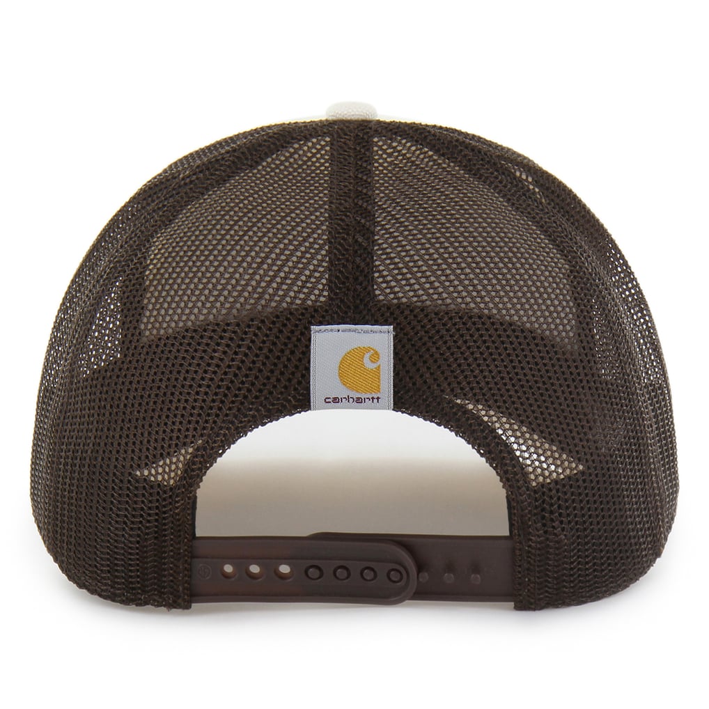 Washington Commanders Carhartt x '47 Undyed Trucker Adjustable Hat - Natural/Brown