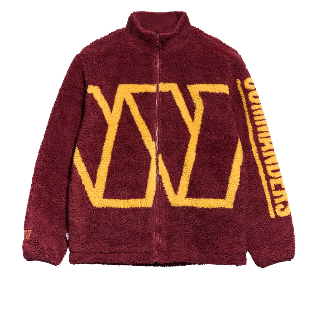 Washington Commanders Chalk Line Big Logo Full-Zip Sherpa Jacket - Burgundy