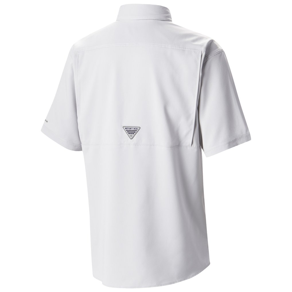 Washington Commanders Columbia Low Drag Offshore Omni-Wick Button-Up Shirt - White