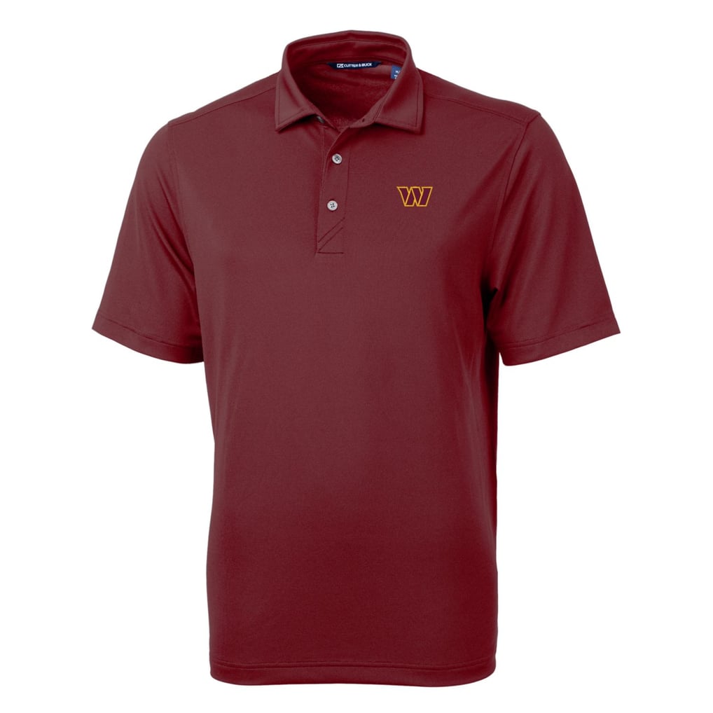 Washington Commanders Cutter & Buck Virtue Eco Pique Polo - Burgundy