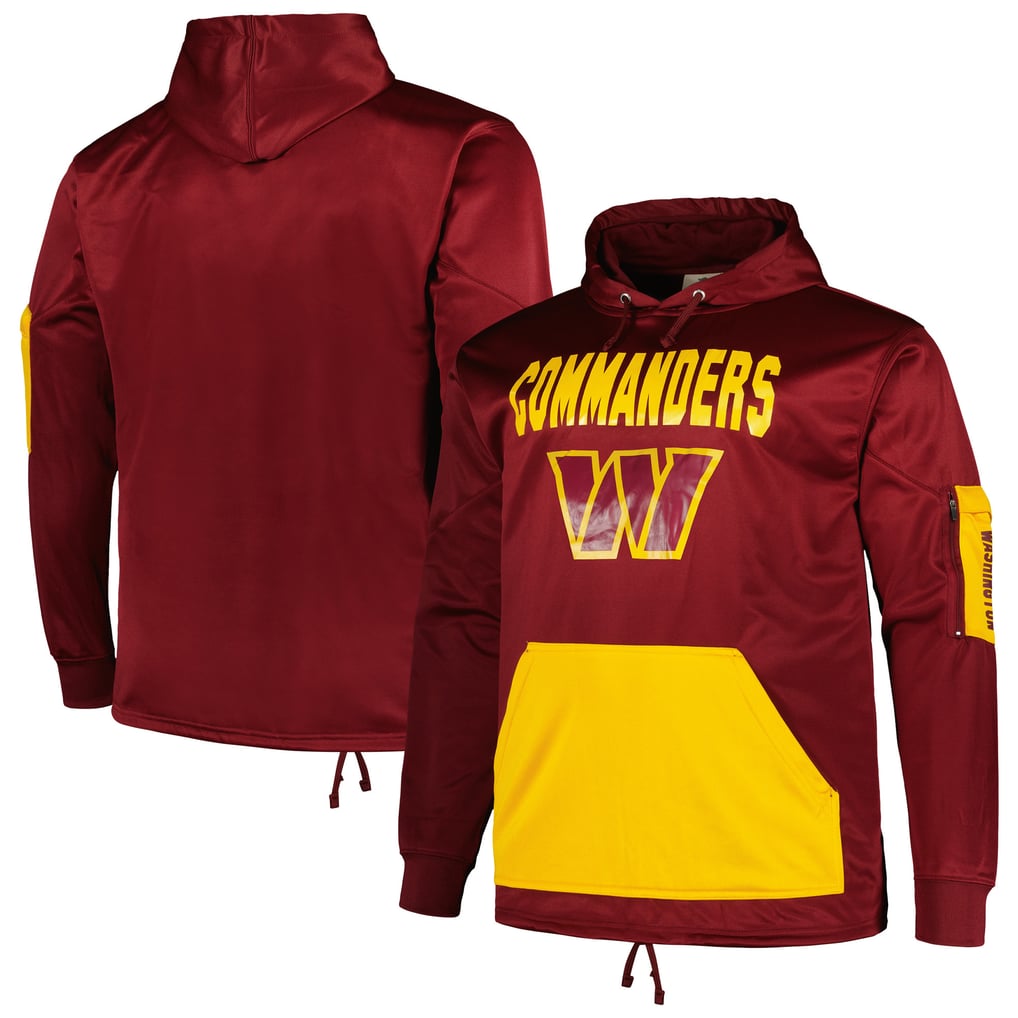 Washington Commanders Fanatics Big & Tall Pullover Hoodie -  Burgundy