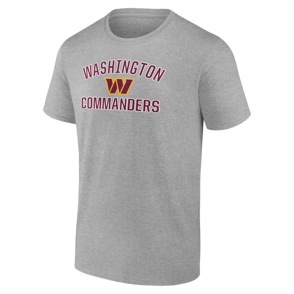 Washington Commanders Fanatics Victory Arch T-Shirt - Heather Gray