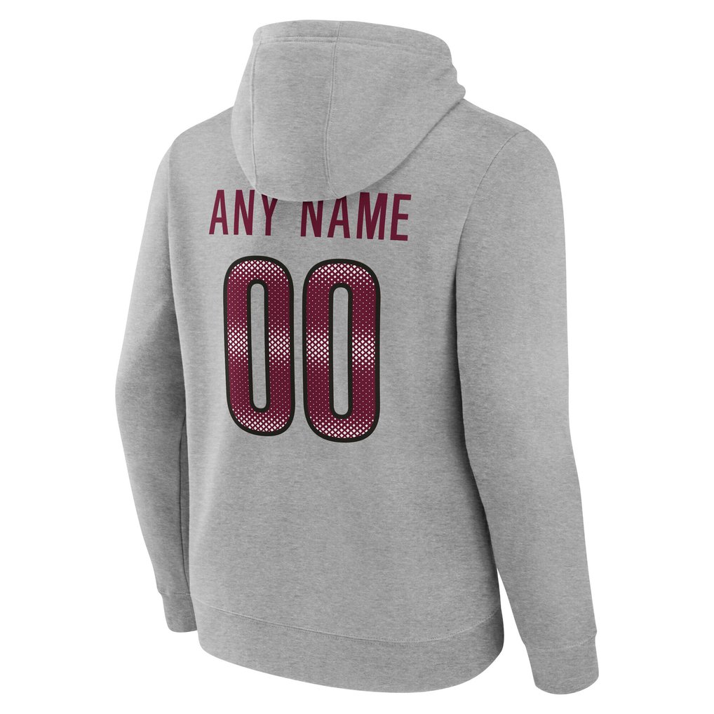 Washington Commanders Big & Tall Team Authentic Custom Hoodie - Gray