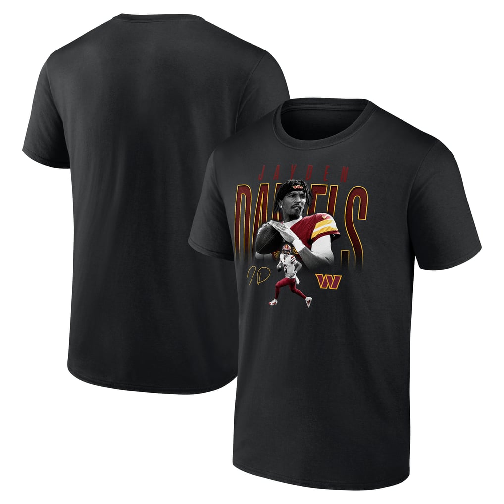 Jayden Daniels Washington Commanders Humble Shadow Player T-Shirt - Black
