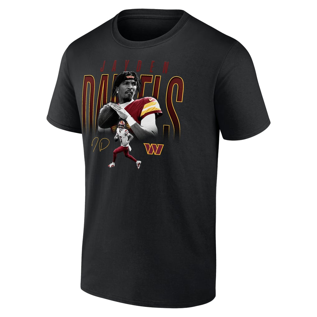 Jayden Daniels Washington Commanders Humble Shadow Player T-Shirt - Black