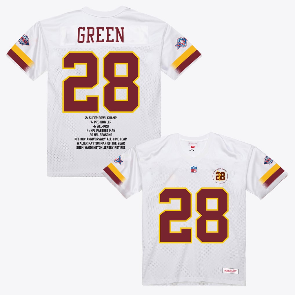 Darrell Green Washington Commanders Mitchell & Ness  Fashion Jersey - White