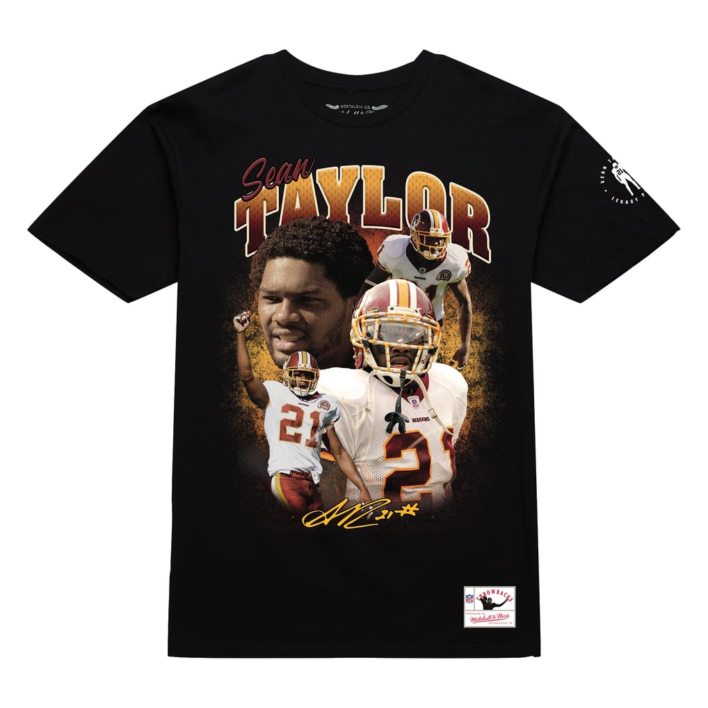 Sean Taylor Washington Commanders Mitchell & Ness Graphic T-Shirt - Black