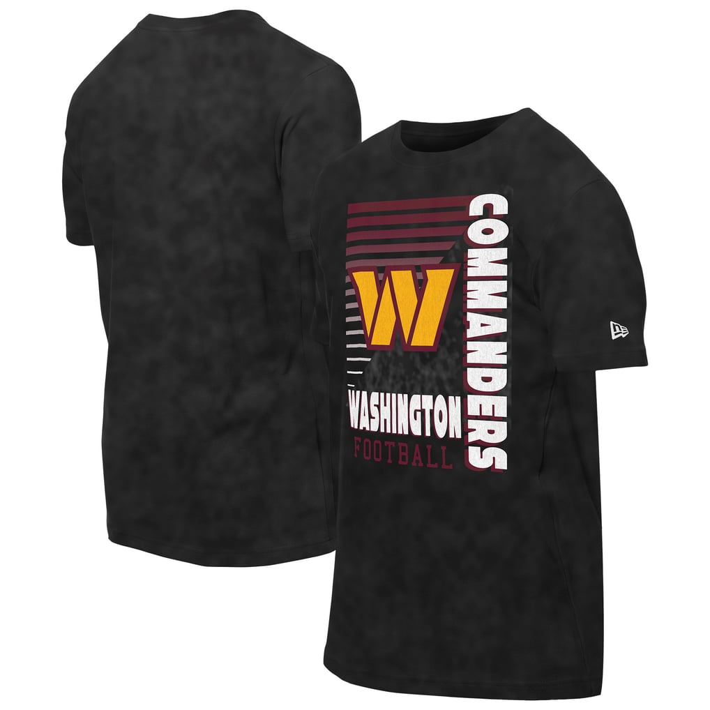 Washington Commanders New Era Enzyme Washed Oversized T-Shirt - Black