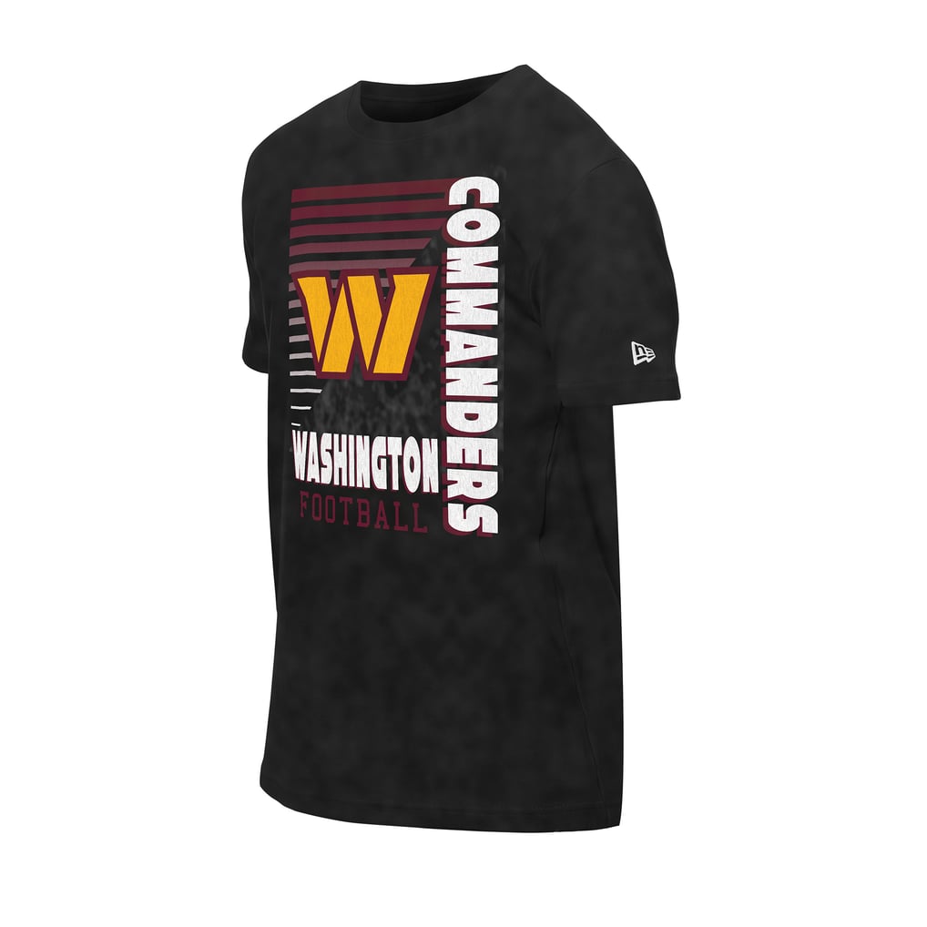 Washington Commanders New Era Enzyme Washed Oversized T-Shirt - Black