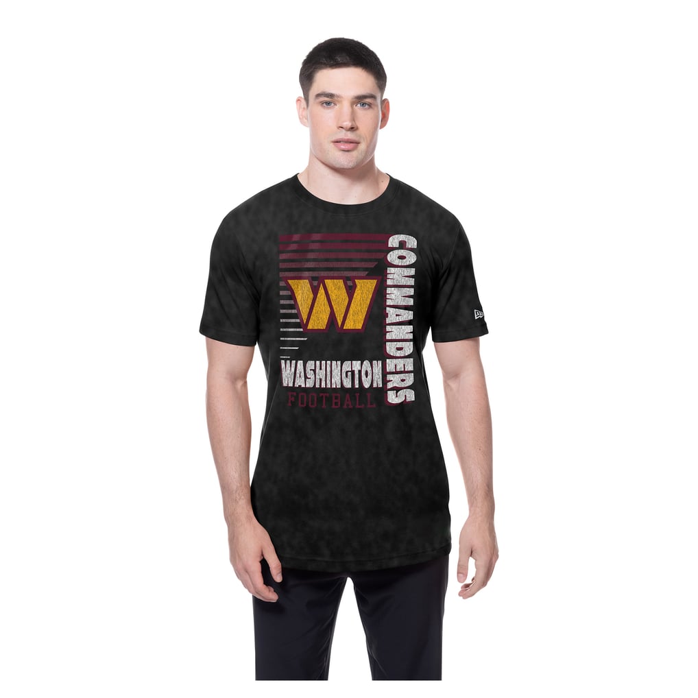 Washington Commanders New Era Enzyme Washed Oversized T-Shirt - Black
