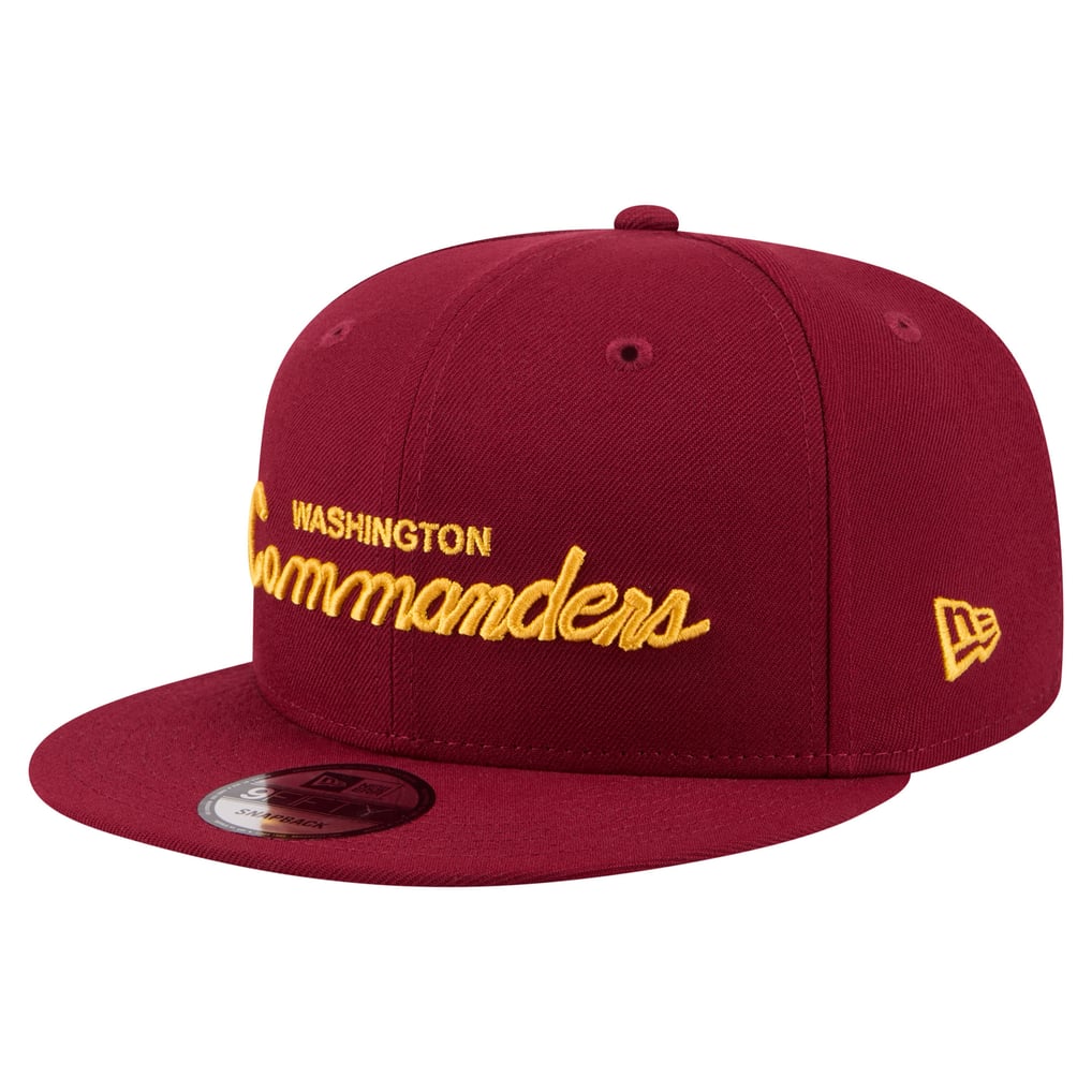  Washington Commanders New Era Core Team Script 9FIFTY Snapback Hat - Burgundy