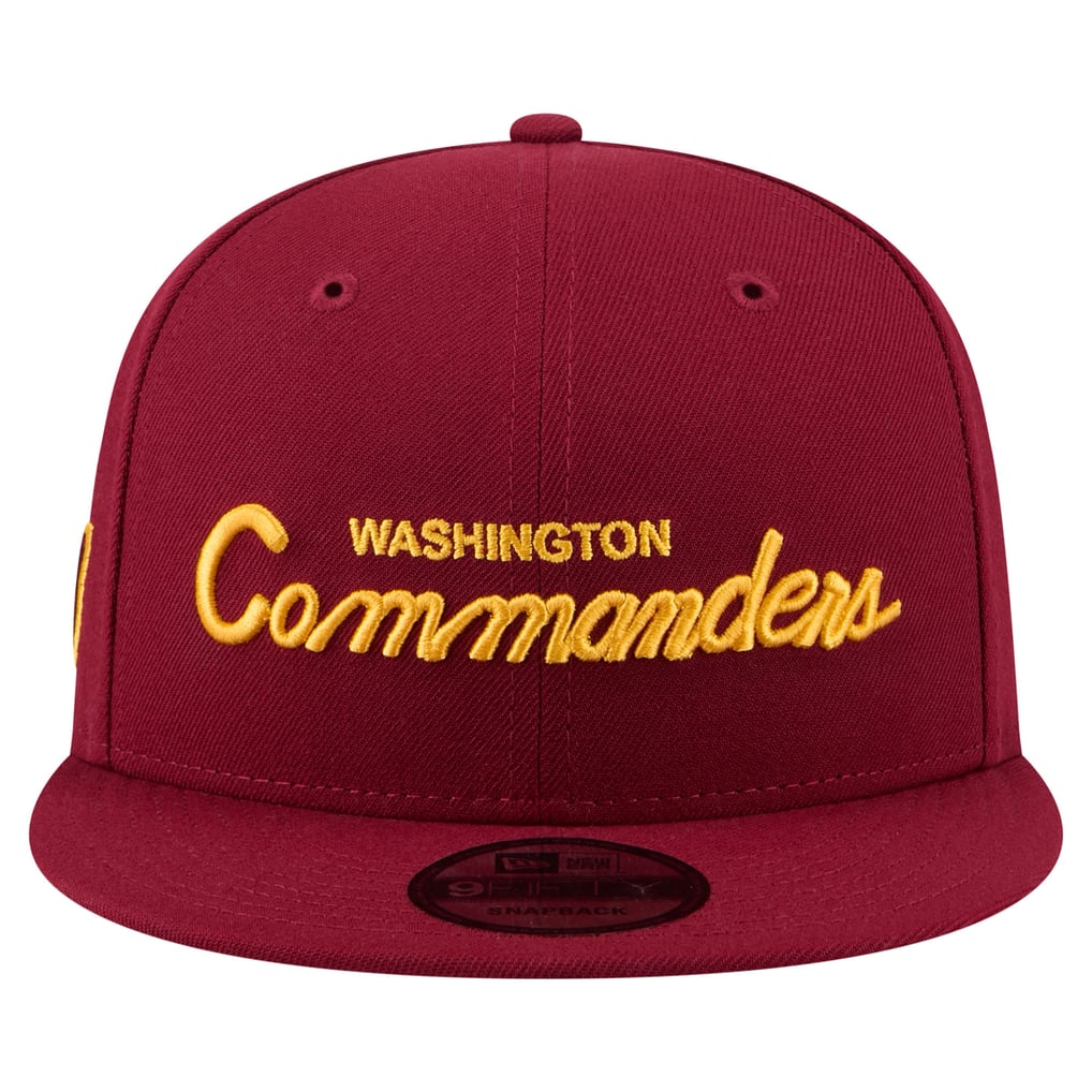  Washington Commanders New Era Core Team Script 9FIFTY Snapback Hat - Burgundy