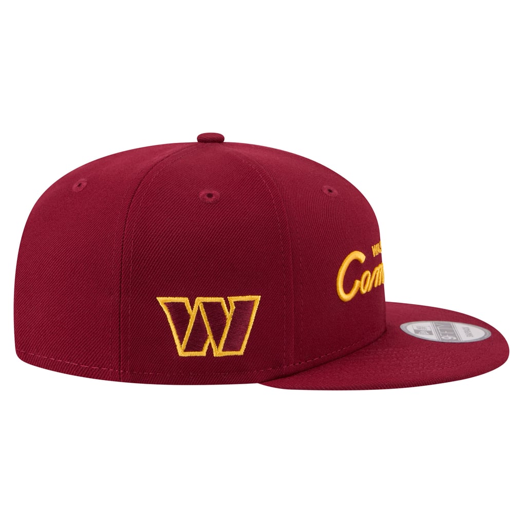  Washington Commanders New Era Core Team Script 9FIFTY Snapback Hat - Burgundy