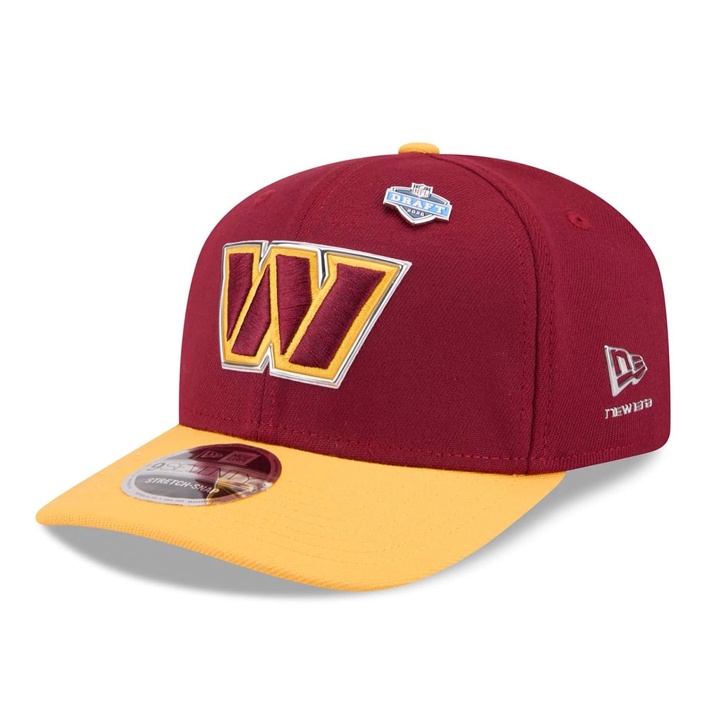  Washington Commanders New Era 2026 NFL Draft 9SEVENTY Adjustable Hat - Burgundy/Gold