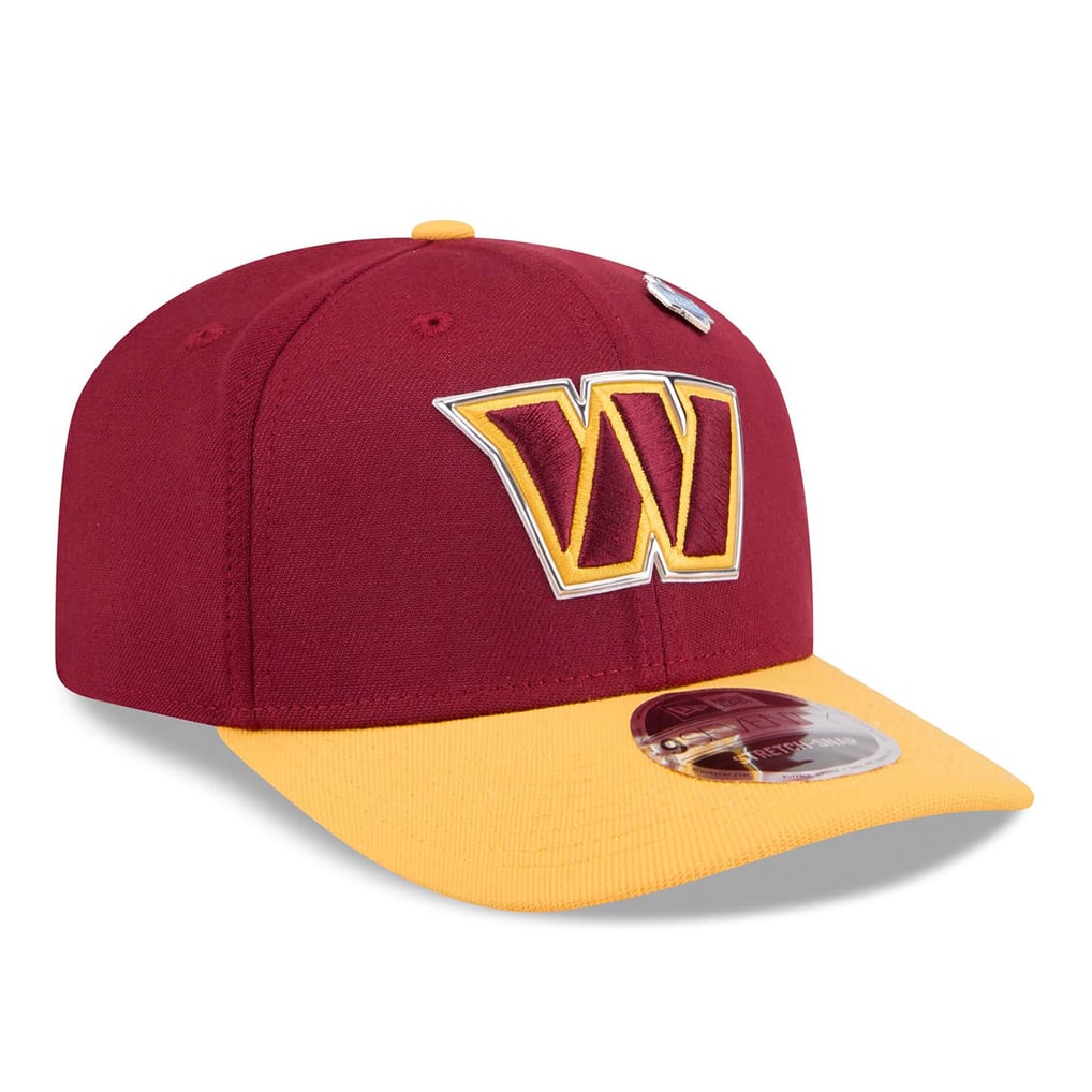  Washington Commanders New Era 2026 NFL Draft 9SEVENTY Adjustable Hat - Burgundy/Gold