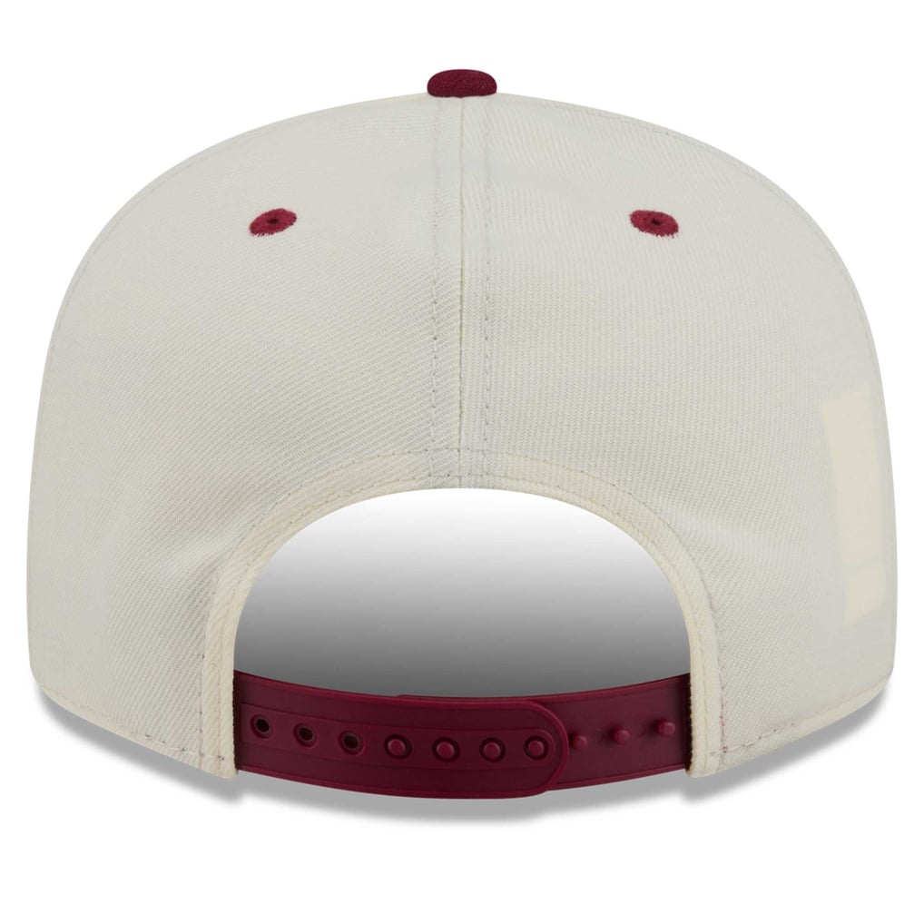 Washington Commanders New Era Oversized Slogan 9FIFTY Snapback Hat - Cream