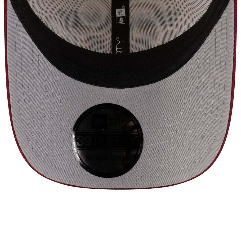  Washington Commanders New Era 2025 NFL Draft 39THIRTY Flex Hat - Cream/Burgundy