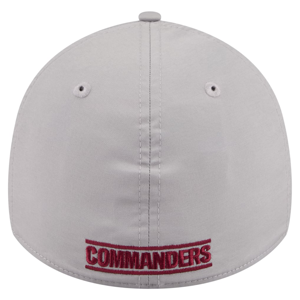  Washington Commanders New Era Perforated 39THIRTY Flex Hat - Gray
