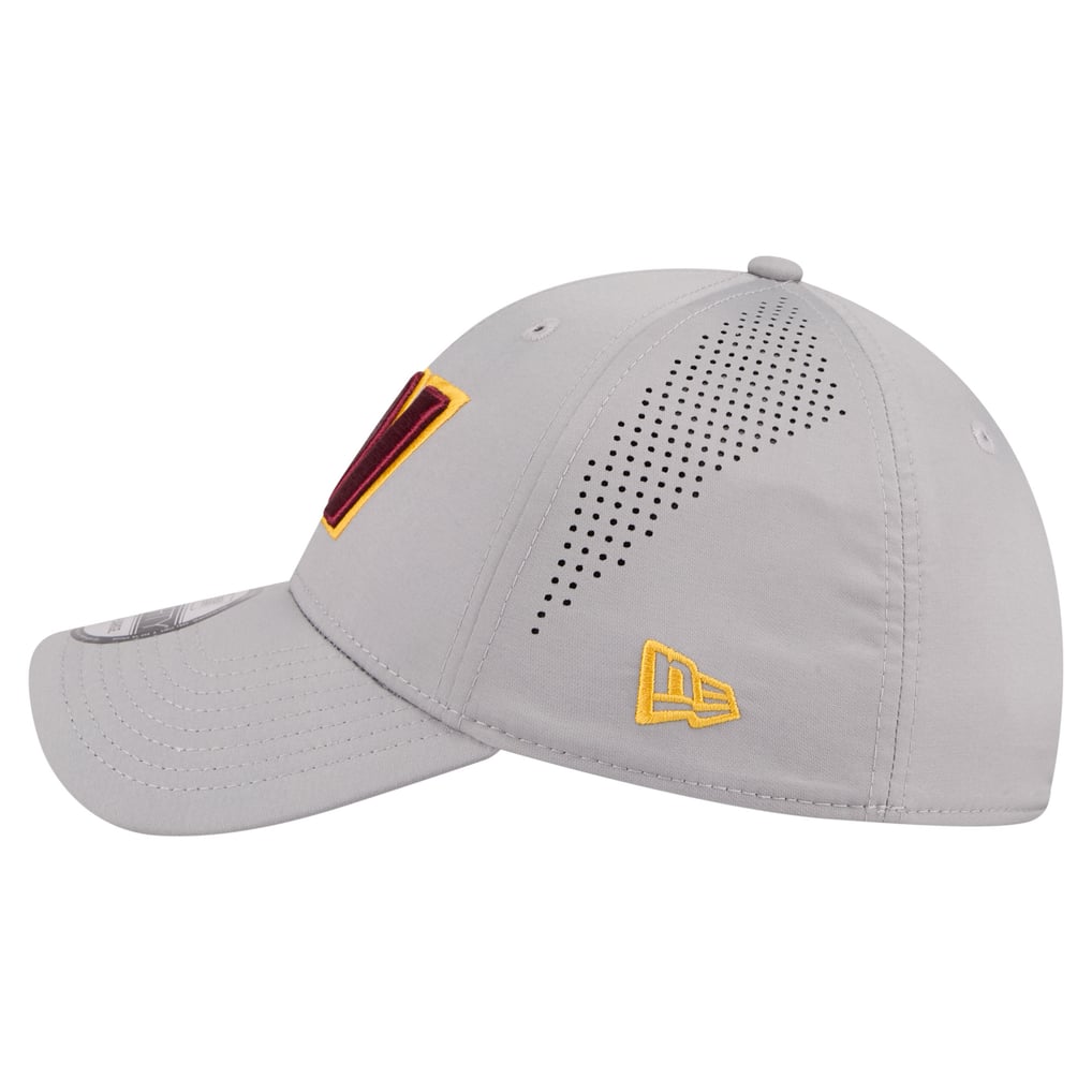  Washington Commanders New Era Perforated 39THIRTY Flex Hat - Gray