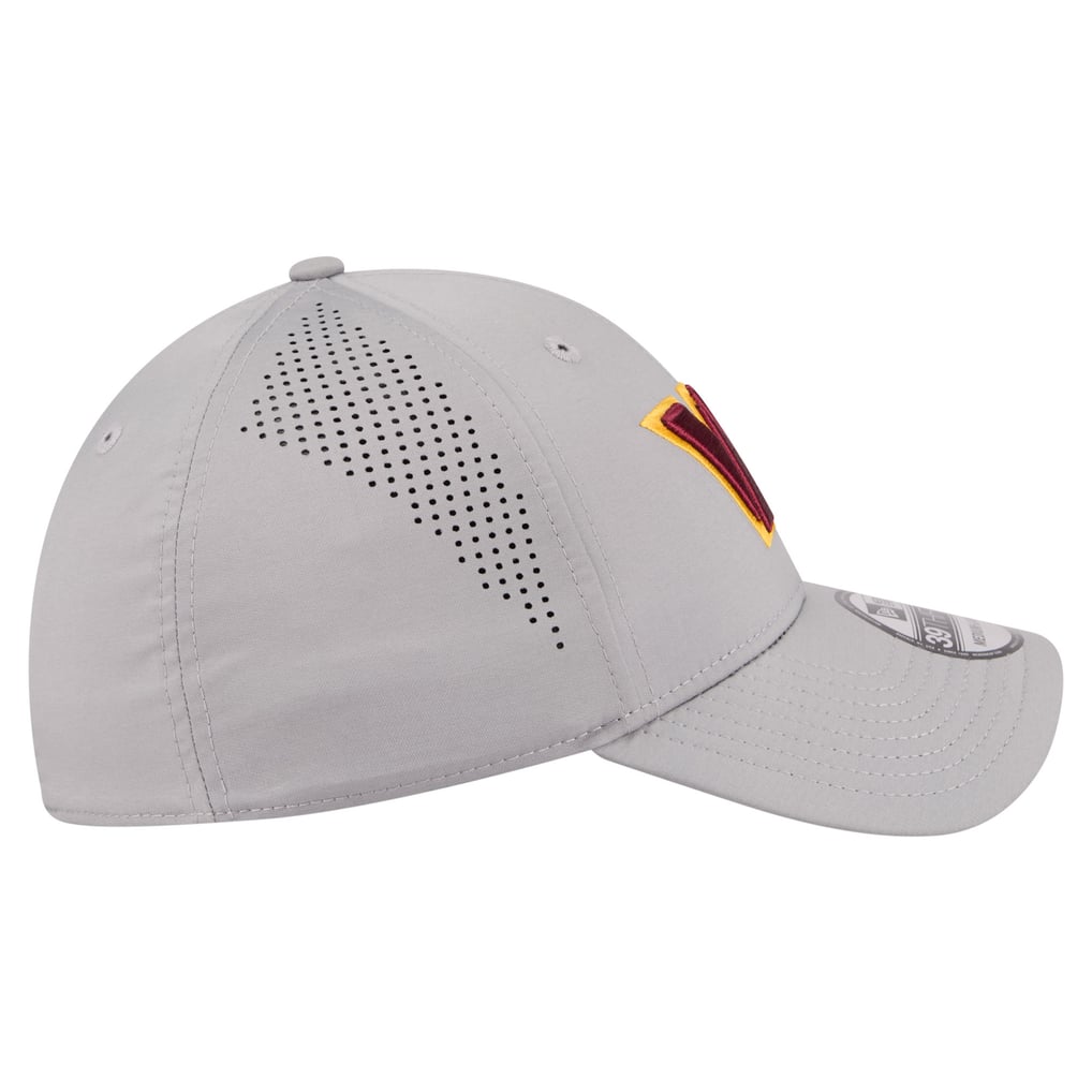  Washington Commanders New Era Perforated 39THIRTY Flex Hat - Gray